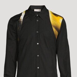 Alexander McQueen Spray Paint Harness Shirt